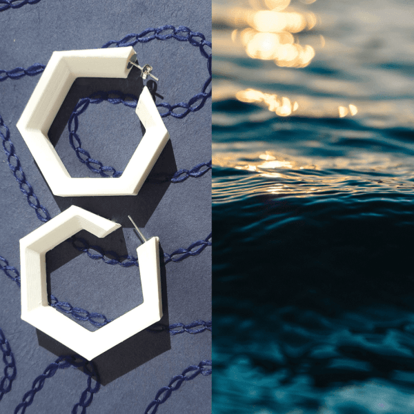 Pendientes Hexágono