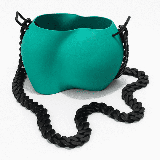 Cookie Bag Sinuosa - Turquesa