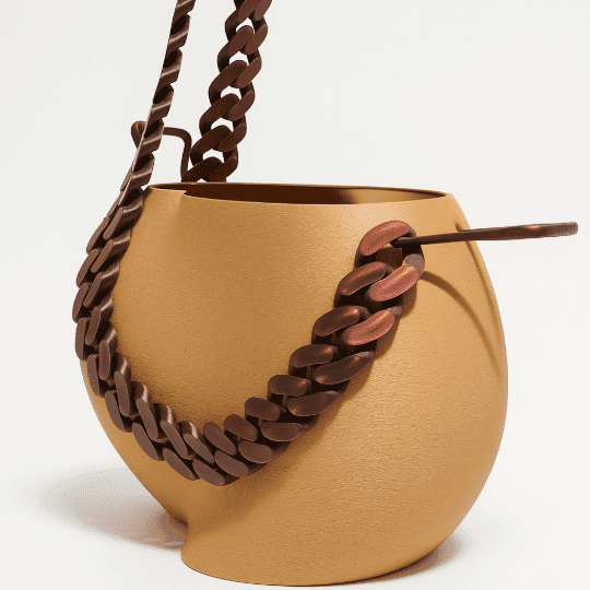 Cookie Bag Sinuosa - Camel