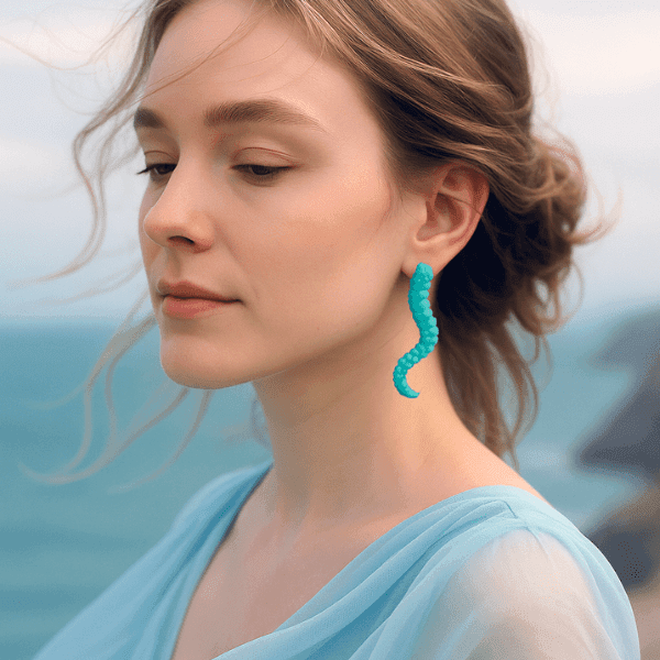 CARACOLA.png Pendientes tentáculo pulpo summer