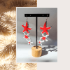 Pendientes estrella de mar fuego y hielo