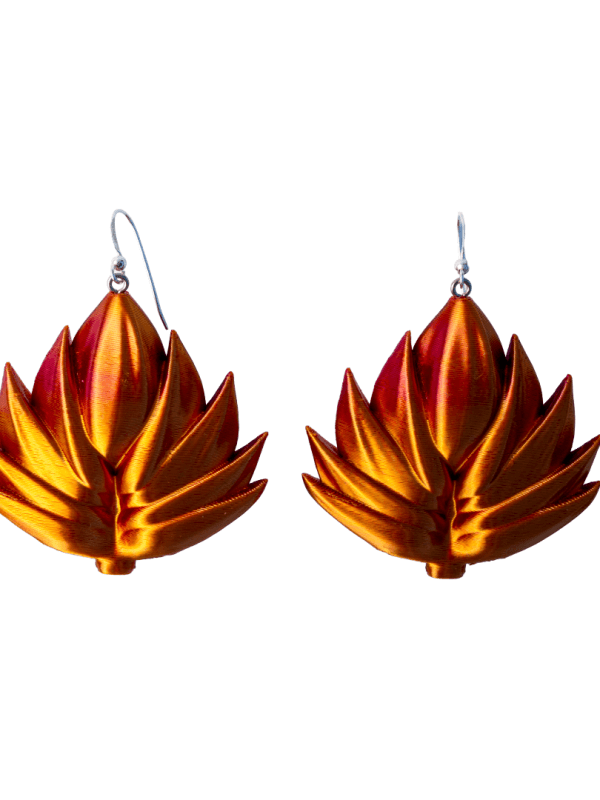 flower earrings, sustainable fashion accessories