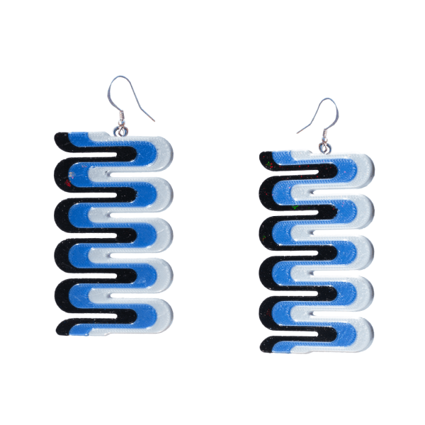 Original earrings for women. Sustainable fashion accessories