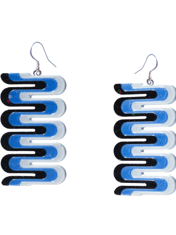 Original earrings for women. Sustainable fashion accessories