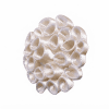 Large ring for women. Sustainable fashion, white color