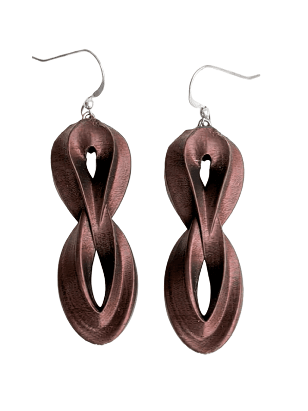 Designer earrings. Sustainable fashion accessories for women
