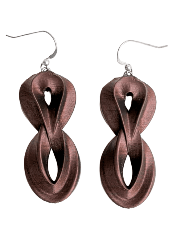 Designer earrings. Sustainable fashion accessories for women