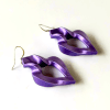 Designer earrings. Sustainable fashion accessories for women