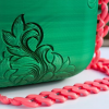live-fashion-2 Luxury Fashion handbag. Close-up photo of the print on the GalloBuey Live Fashion handbag