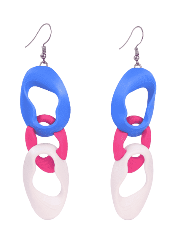 pendientes de diseño. accesorios para mujer moda sostenible