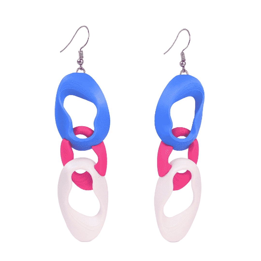 Pendientes Largos Trigota - Invierno