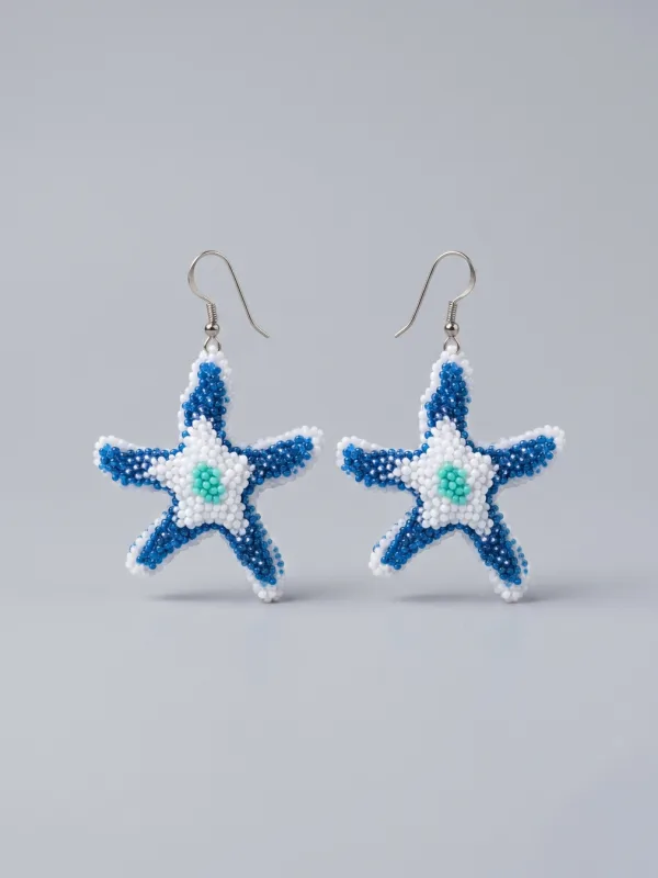 handmade starfish earrings - jewelry on sale - gallobuey